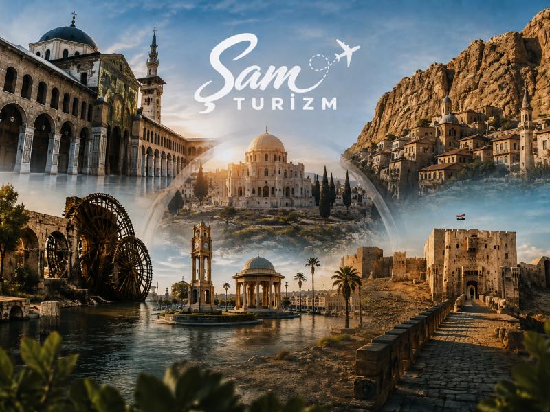 Şam – Maalula – Seydnaya – Hama – Humus – Halep Turu